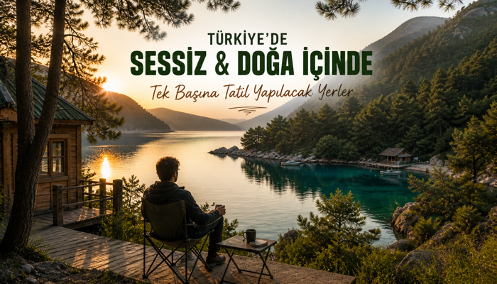 Türkiye’de Sessiz ve Doğa İçinde Tek Başına Tatil Yapılacak Yerler