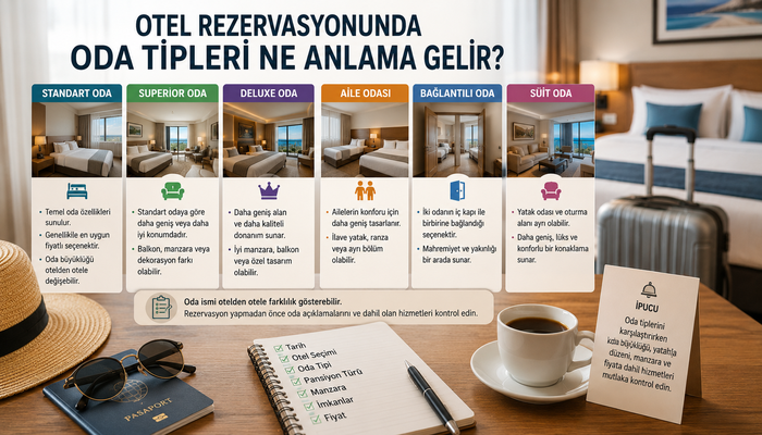 Otel Rezervasyonunda Oda Tipleri Ne Anlama Gelir?
